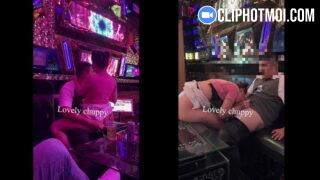 Chơi bạo mú mút vét máng phang luôn ở phòng hát